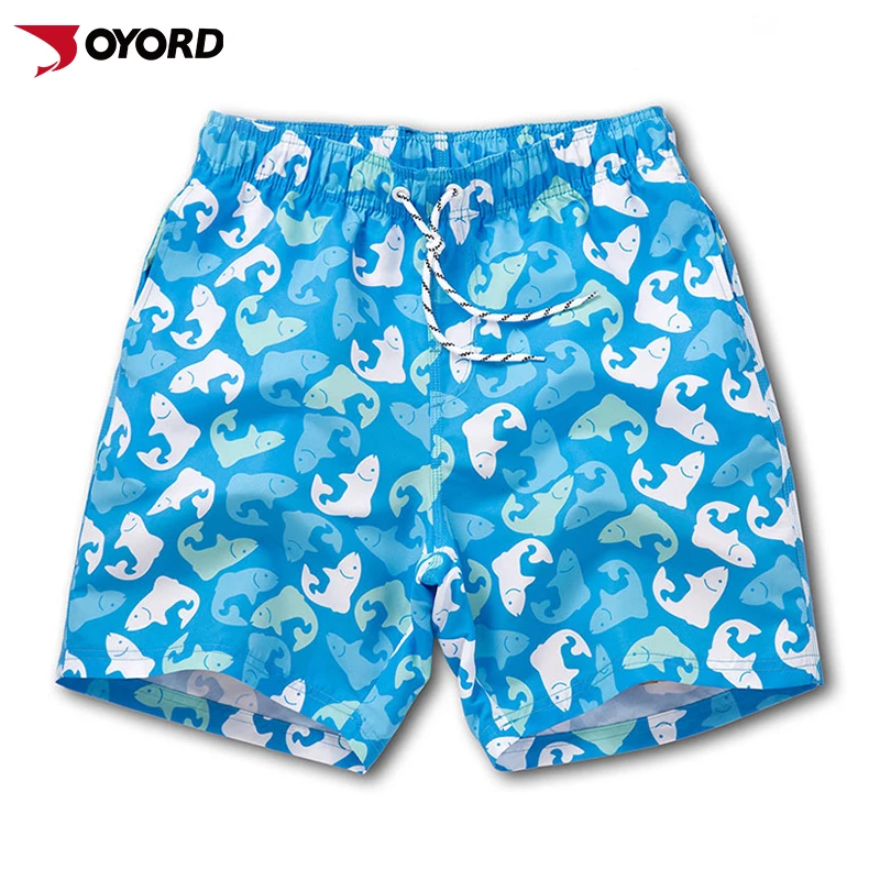 

OEM ODM Custom Design Men Beach Shorts Swim Trunks Breathable Board Shorts For Wholesale, Any color will be printed brilliantly according to pantone card