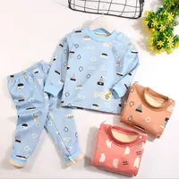 

CCYH high quality children home wear clothes sets organic cotton baby clothes kids girls winter pyjamas