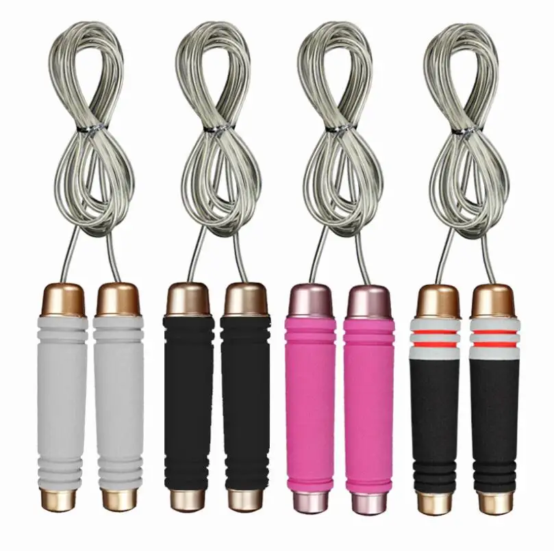 

Comfortable Fashion Gym Weighted Exercise Foam Handle PVC Sports Training Jump Rope, Custom color