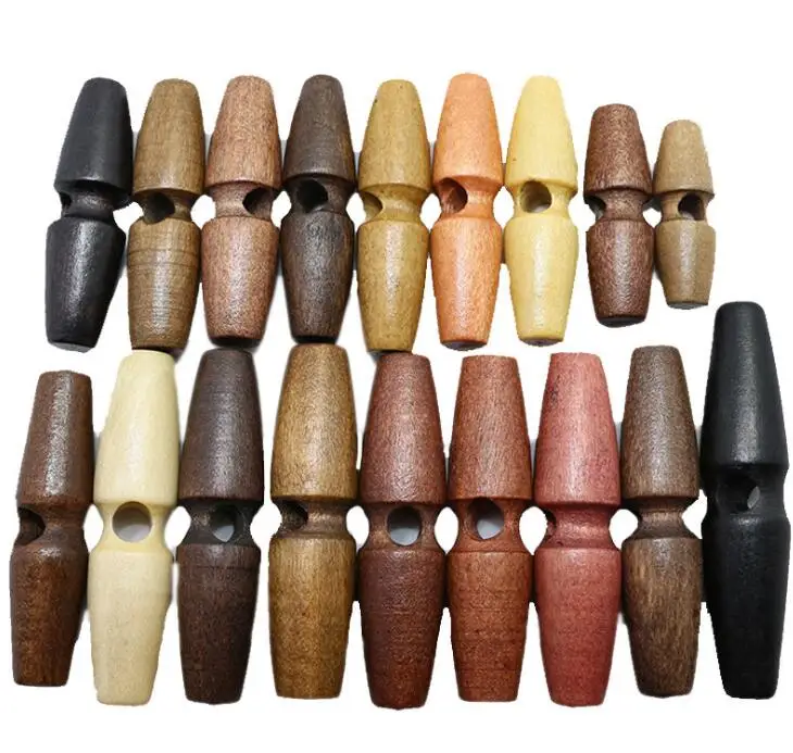 

Wood Toggle, Wooden Toggle Button, Coat Toggle Button, 8 colors