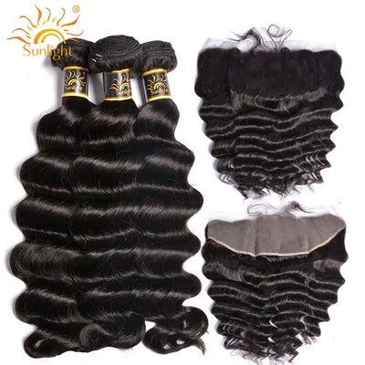 

Hair Bundles Wholesale Virgin Brazilian Hair Bundle with lace closure ,Cheap 10a Grade loose deep ,Mink Brazilian Hair Virgin