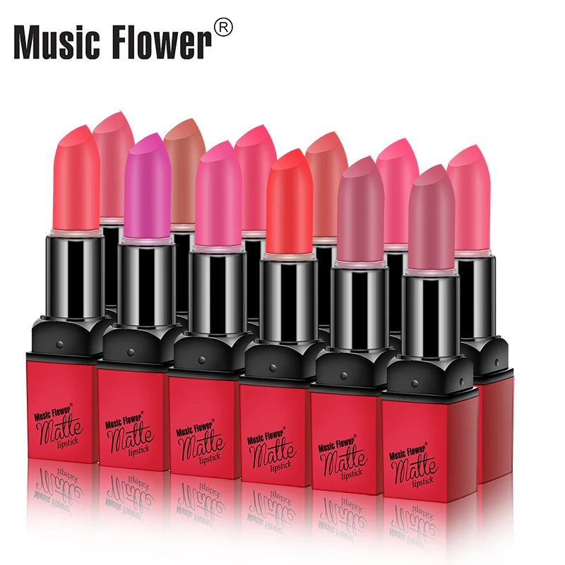 

OEM private label custom matte waterproof lipstick matte lipstick, 12 colors