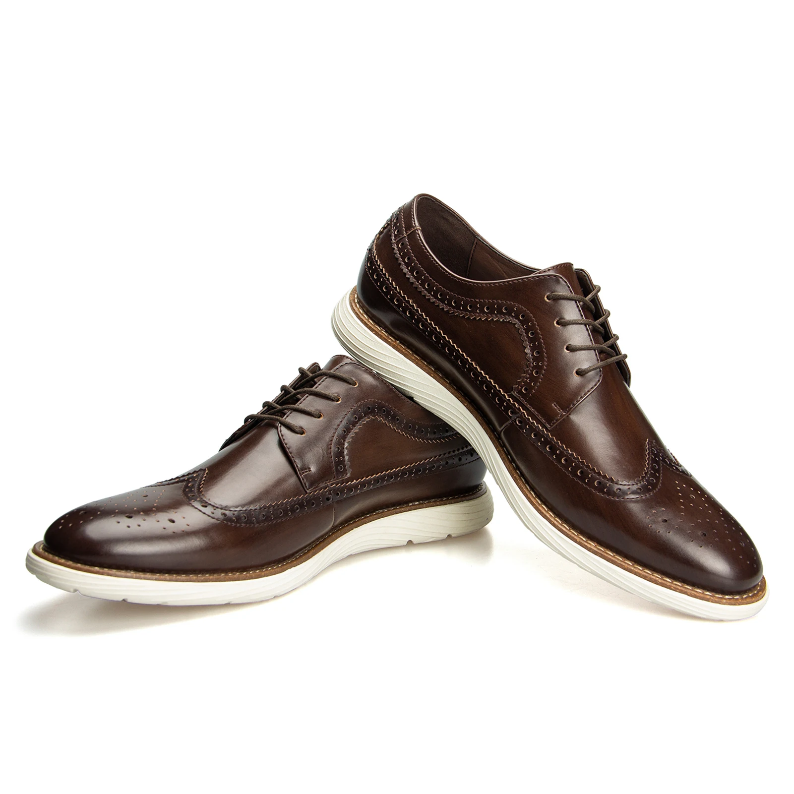 

Men's Slip on Leather Lace Up Dress Oxford Shoes
