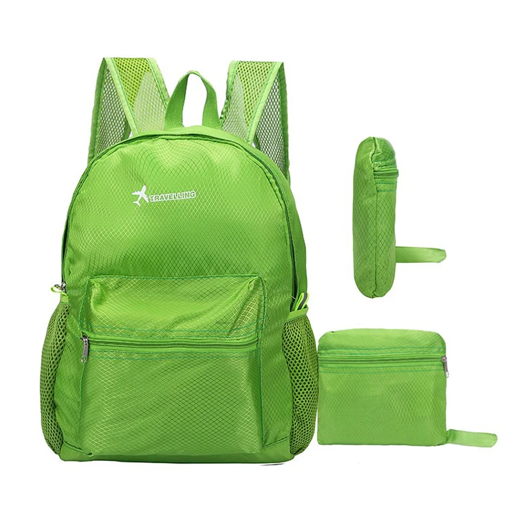 

Sustainable Oxford cloth polyester schoolbag casual sports travel bag foldable Promotional Backpack