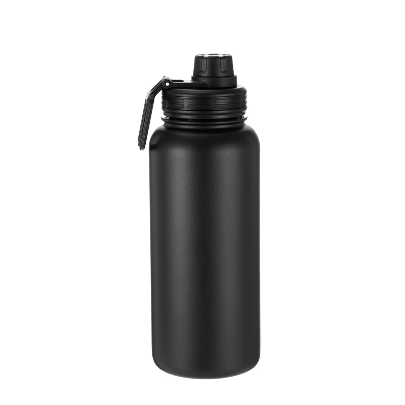 

4 Color Stock 18/8 304 Double Wall Stainless Steel Sports Insulated Water Bottle for Dropshipping, White pink blue black or customized colors