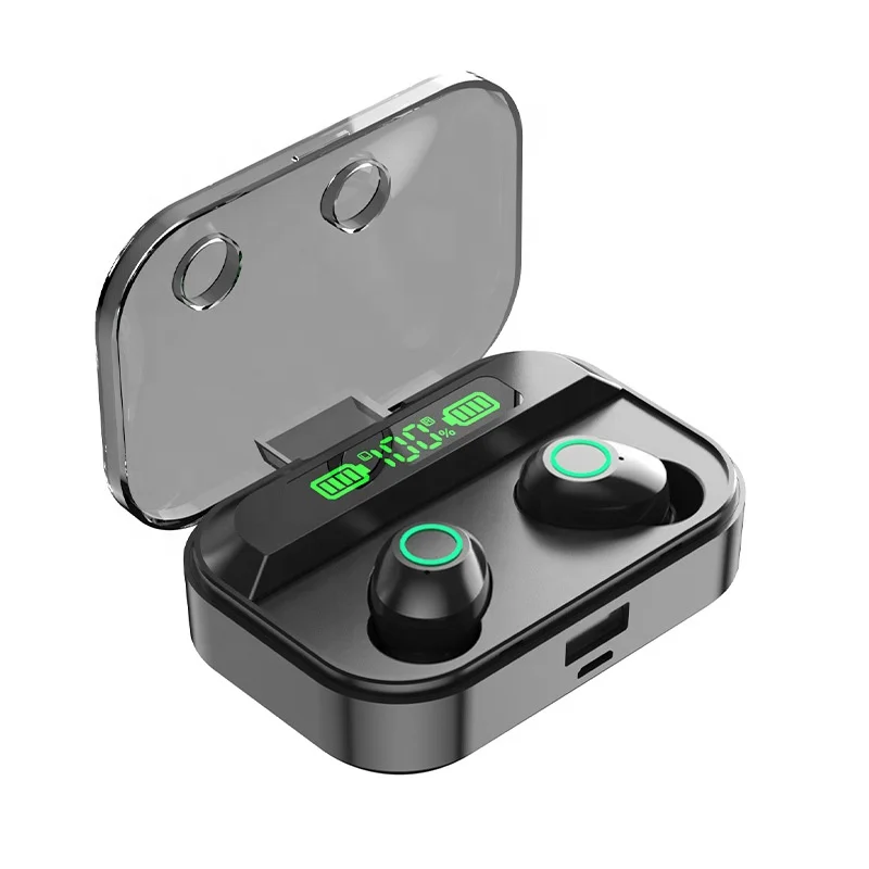 

Tws Headphone Sport Earphone Headset Mini TWS 5.1 Wireless Earbuds With Mic 2000Ahm Charging Box