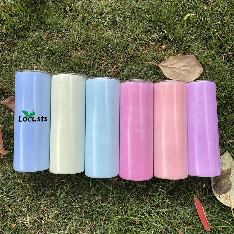 

Best quality UV+ glow color changing straight Stainless Steel Tumbler sublimation blanks tumbler magic tumbler