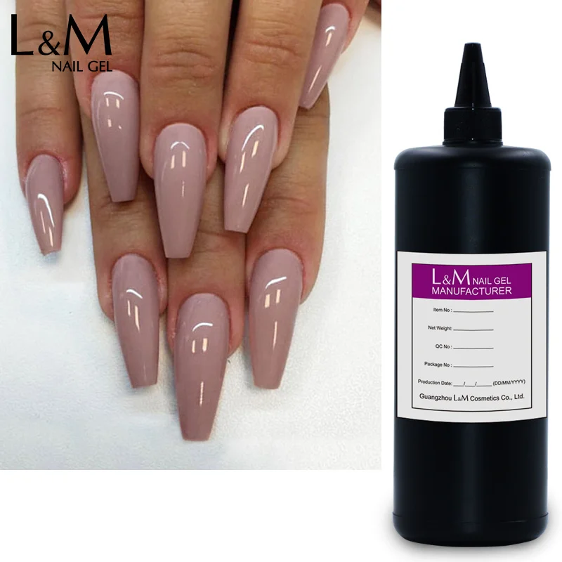 

L&M factory competitive OEM 3 step nail polish uv gel, 290 colors