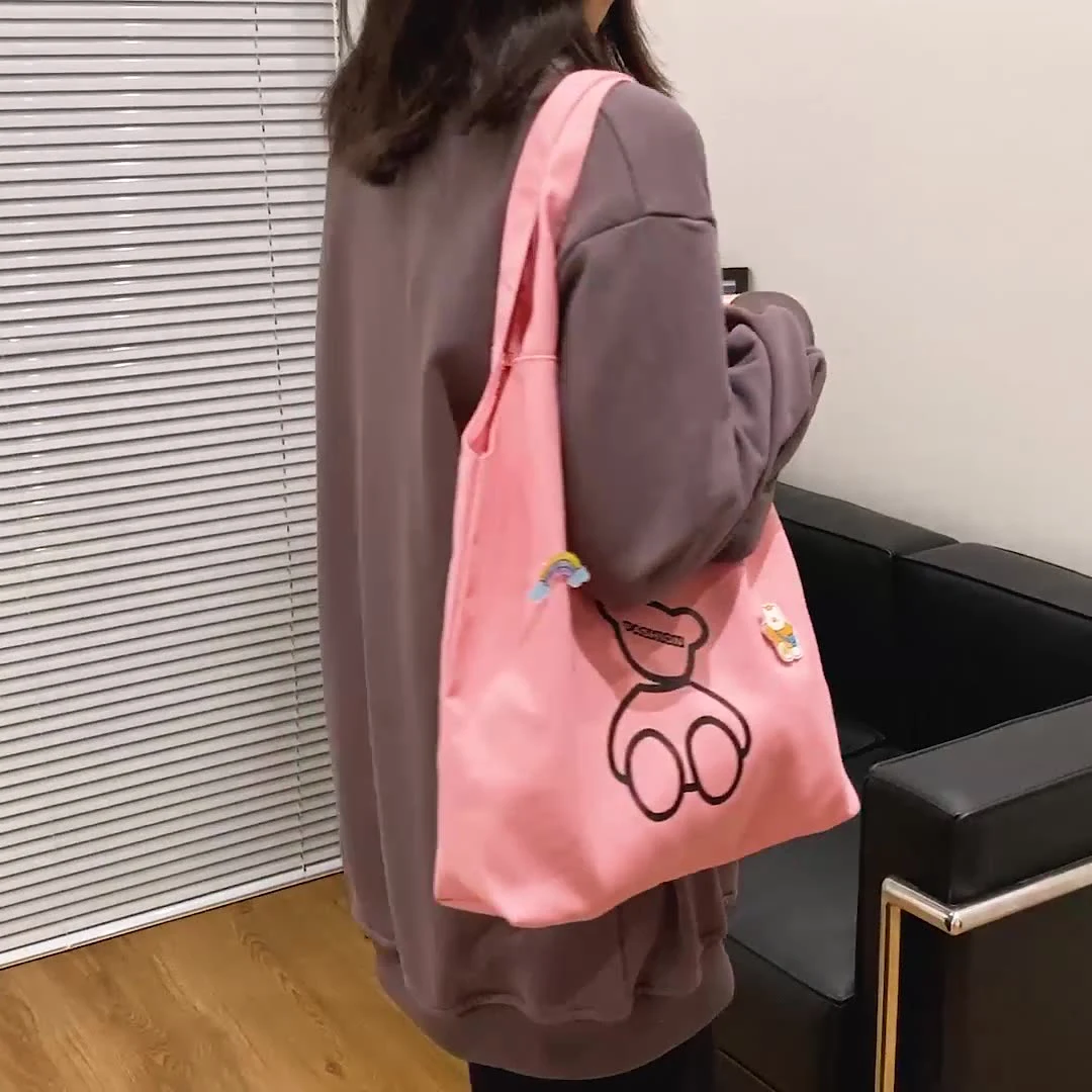

Eco Organic Cotton Canvas Bag Tote Shopping Bag with Logo, As details shows /oem