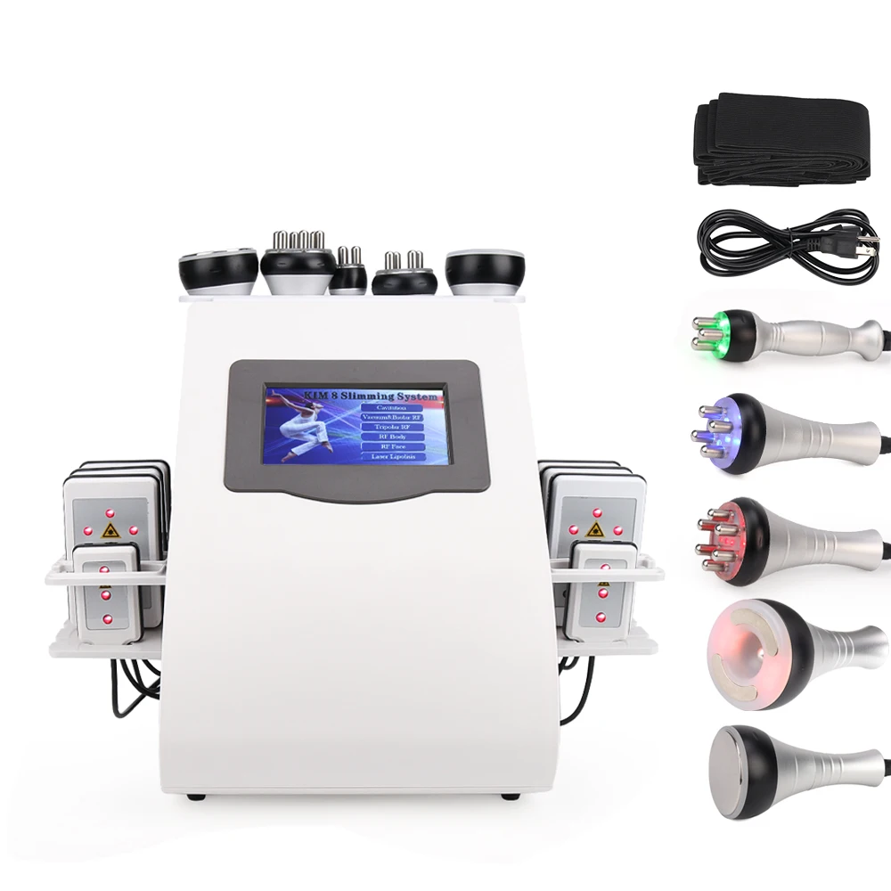 

Beauty Equipment Ultrasonic Liposuction Body RF EMS Lipolaser Skin Hand Cavitation Slimming Weight Loss Machine