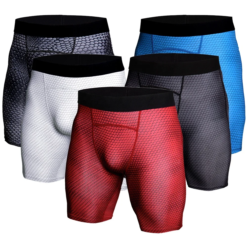 

Custom polyester Spandex 4 needles flatlock men's compression shorts, compression wear, compression leggings, Black;white;customized as per color panton
