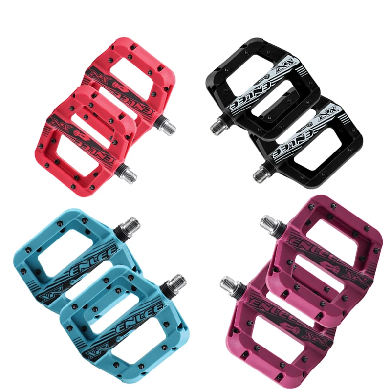 

CNC Nylon Fiber Bike Pedal Ultra Light Widened Sealed Bearing Non-slip MTB Pedal 9/16 inch Durable Bicycle Pedals