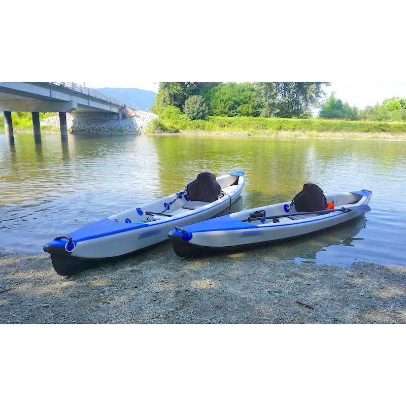 

STOCK 470cm Double seats 2 person tandem watercraft fishing pedal canoe rowing boat inflatable Kayak Drop Stitch