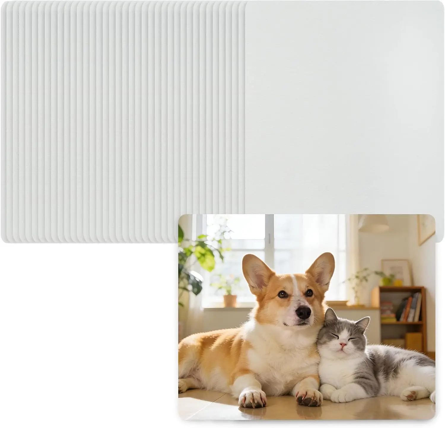 Wholesale  Heat Transfer Mouse Mat 18*22*0.3 CM Sublimation DIY Gifts Advertising Mouse Mat