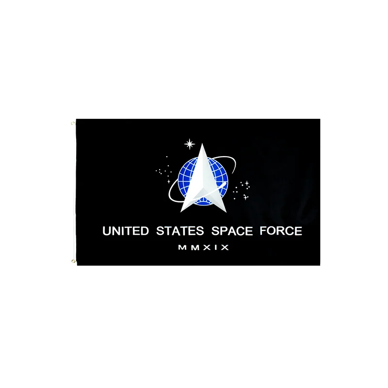 Ready to Ship 3x5ft United States Space Force Air Flag with Grommets EN-71 AZO FREE Certified Wood Flagpole JOHNIN FLAG Brand