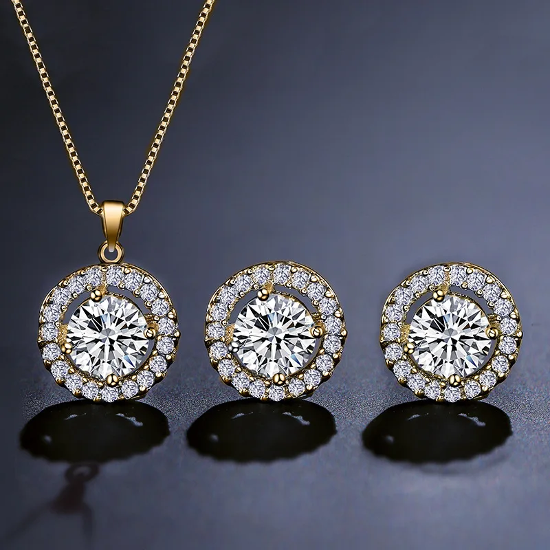 

Hainon cheap jewelry set stud earring rings necklace wholesale