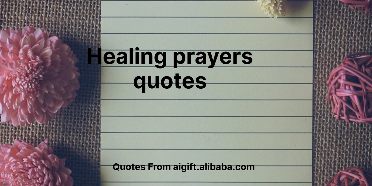 healing prayers quotes