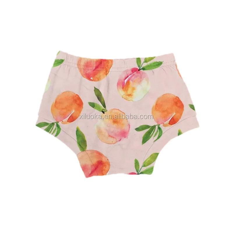 

New Design Toddler Bloomers Peach Little Girls Summer Baby Wear Infant Diaper Cover, Picture