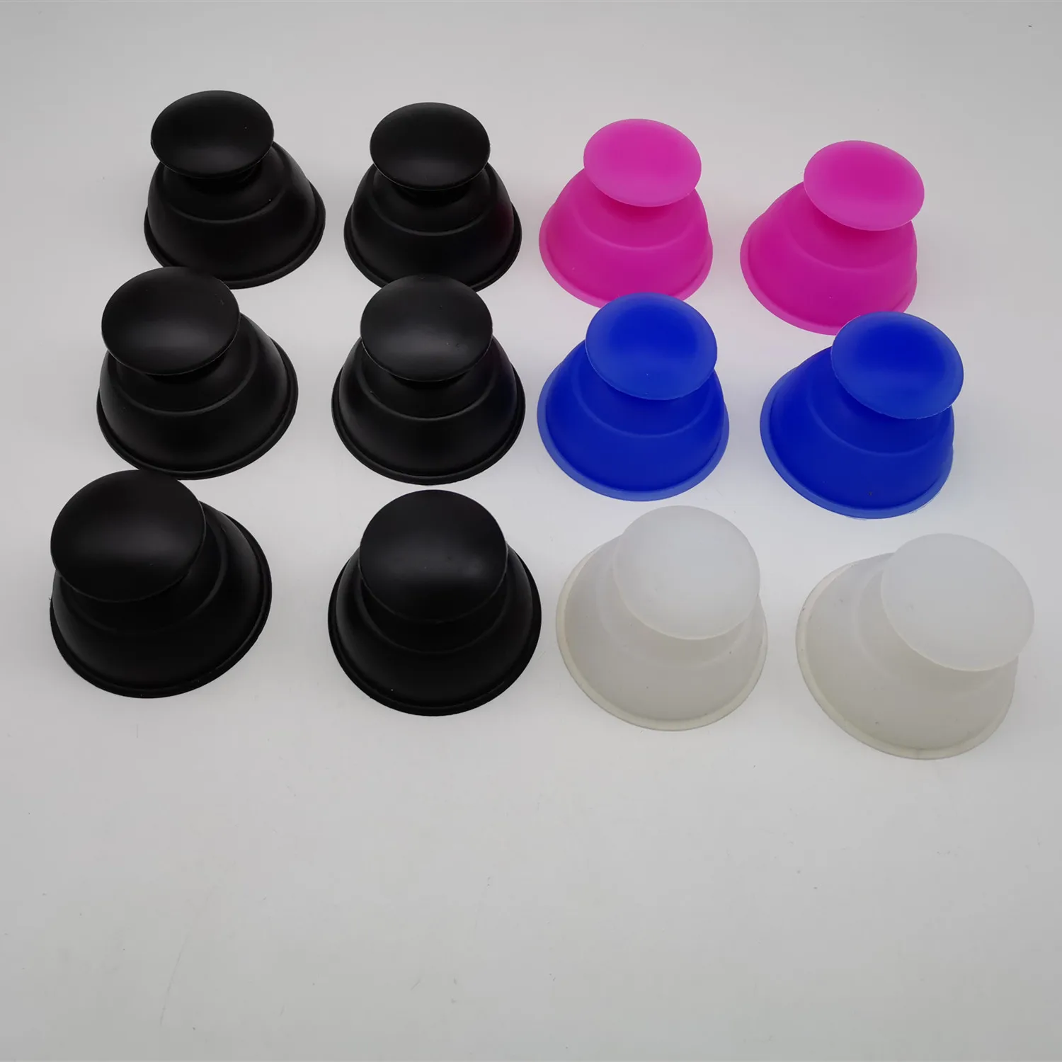 Medical Grade Silicone Physiotherapy Vacuum Cups Set Anti-cellulite ...