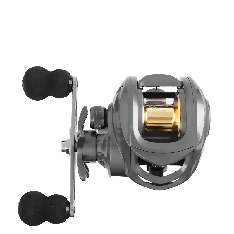 KALIOU S220 S221 New Arrival Gold Grey Color Water Droplet 7.2:1 Maxdrag 10kg Salt Water Fresh Water Baitcasting Fishing Reel
