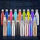 Custom logo eco friendly double wall insulated sport stainless steel water bottle