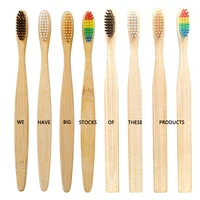 

Wholesale Biodegradable Eco-friendly Natural Adult Bamboo Wooden Toothbrush