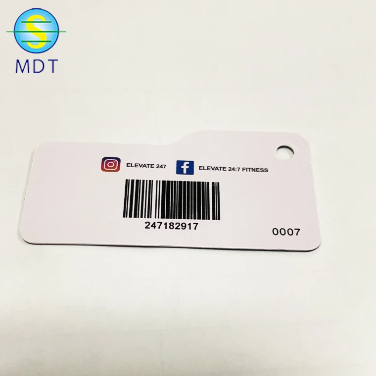 

DU pvc plastic cards with barcode