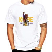 

Wholesale New Men T Shirts 2020 Rip Kobe Bryant and Gigi Bryant Print Men/women T Shirt Casual Short Sleeve O-neck T-shirt