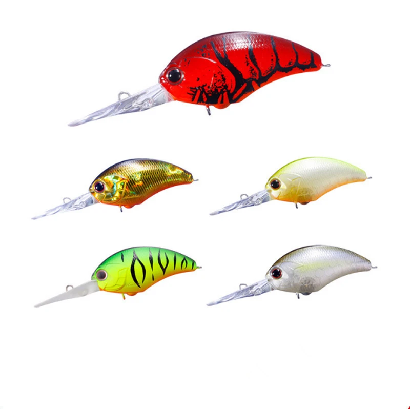 

Hot Salel 90mmm 12g Factory Sell New Design Japan Style Classic Hard Fishing Lure Floating Crankbait, 5 colors