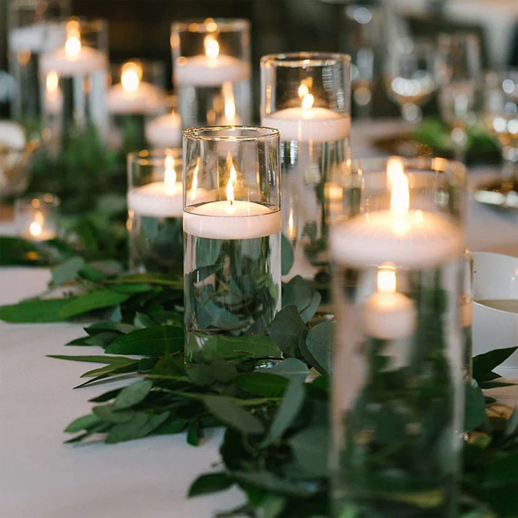 

Wholesale Luxury Smokeless Romantic Handmade Customized Floating Candle For Wedding Decoration