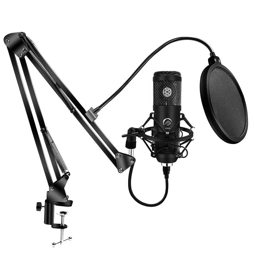 

2020 Upgraded Usb Condenser Computer Microphone E20 Studio Kit Micro With Arm Stand For Gaming Youtube Video Record