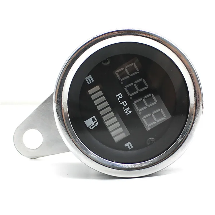 Waterproof Bike Meter Tachometer Rpm Oil Level Motorcycle Fuel Gauge ...