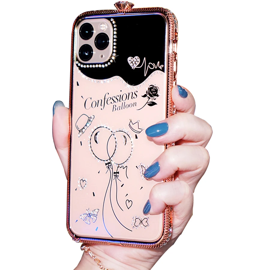 

P0051-1 Hot selling new design Metal-decal Cellphone Wuhan 360 Protect Mobile Phone Cover Case For School for iPhone 12, 4 colors