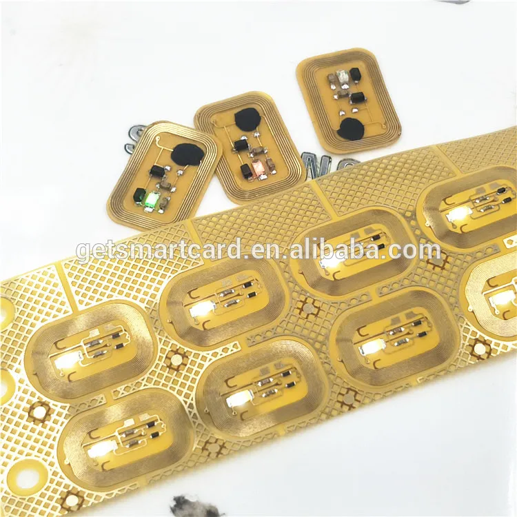 2020 New Fashion Design 13.56MHZ NFC Nail LED Sticker, NFC Nail Art Light Sticker with NFC chip built in for DIY Party Shows