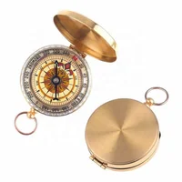 

DIHAO New Brass Compass Custom Designs Camping Accessory Popular Bulk Compass For Wholesale