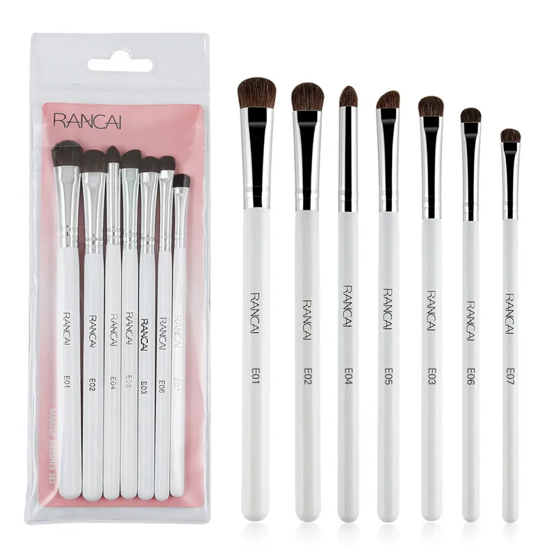

Factory Price 7pcs/set Eyeshadow Makeup Brushes Set Soft Hair Professional Eyeshadow Brush Kit, Customized color