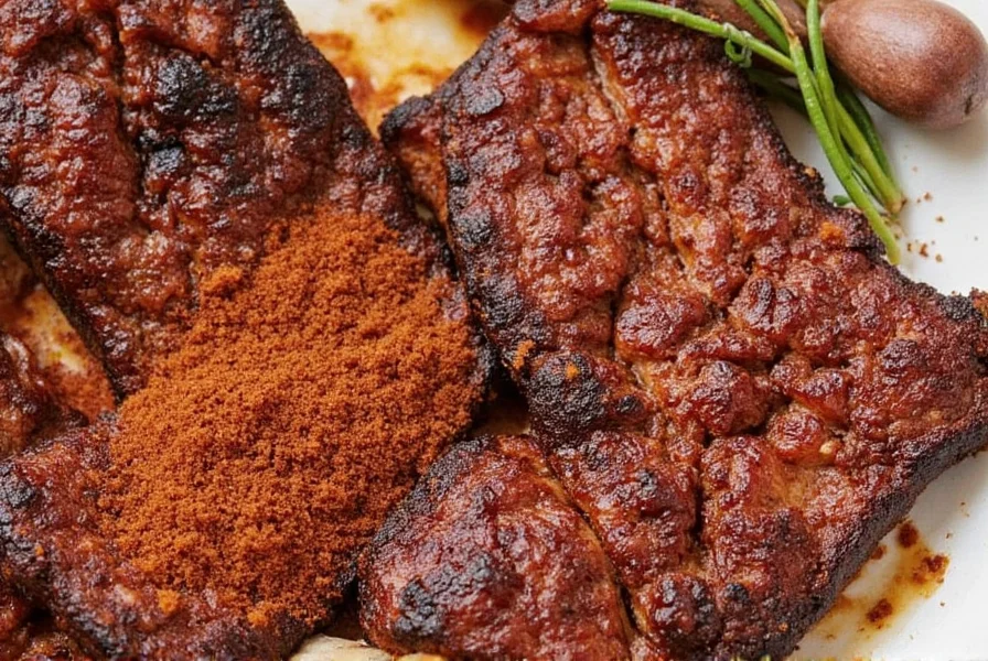 Close-up of Memphis rub bottle label showing ingredients