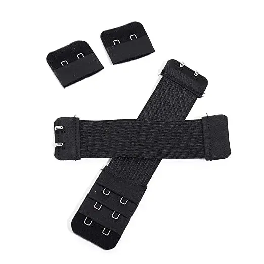 

hot sales 3.0cm width strap custom adjustable wig elastic bands, Black