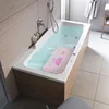 New Arrival Non Slip Silicone Bath Mat Bathtub Mat Shower Mat with Strong Suction Cups