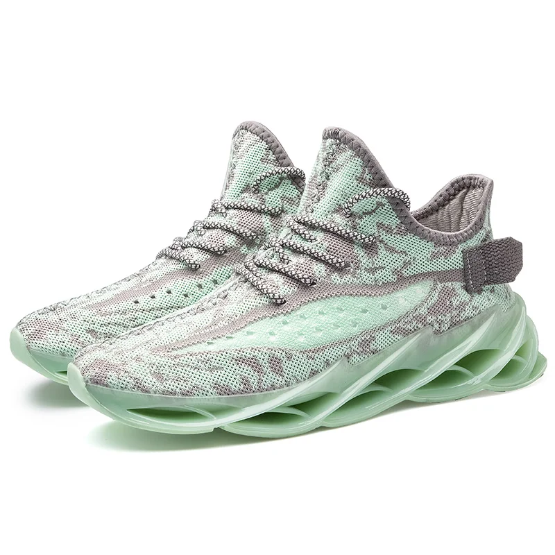 

Latest design fashionable breathable tpu sole sports shoes running shoes, 4 colors