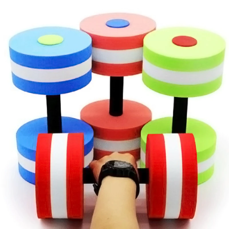 

Aquatics Fitness Dumbbell Swimming Pool Aerobics Exercise Workout Medium Aquatic Barbell Fitness Training, Blue,green,red,macaron pink