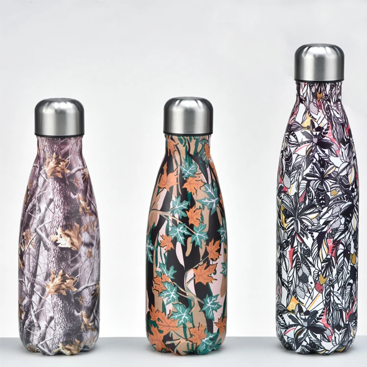 

500ml Stainless Multicolor Steel Vacuum Coke water bottle like coke bottle shape Bottle for Outdoor Sports Hiking Travel, Any color is available