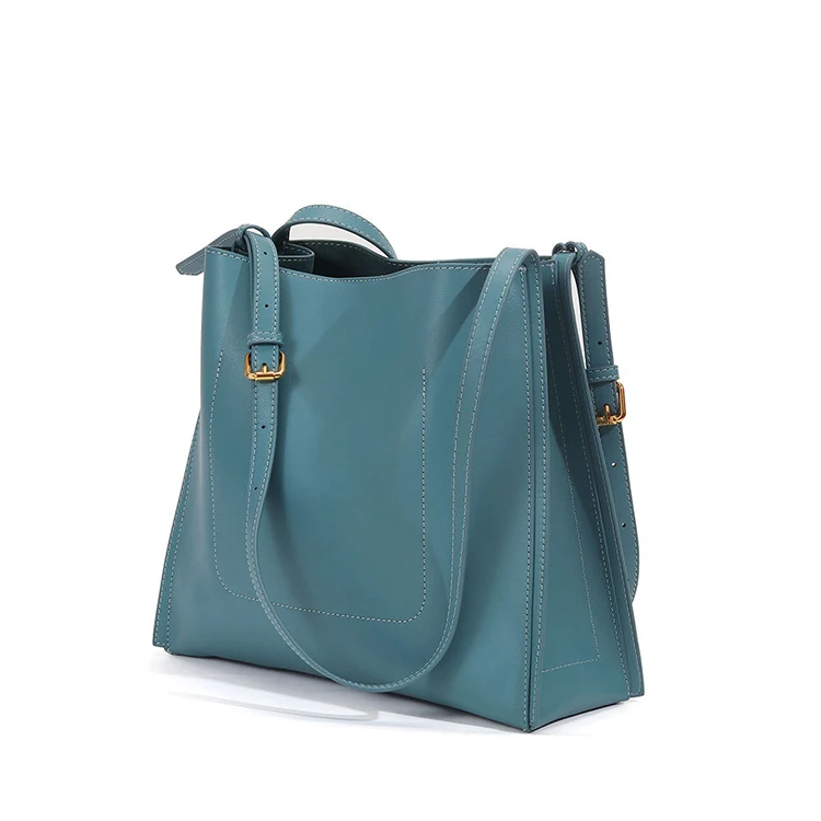 

EGL143 Trend female tote adjustable strap one-shoulder bag cowhide large size hight quality genuine leather women handbag