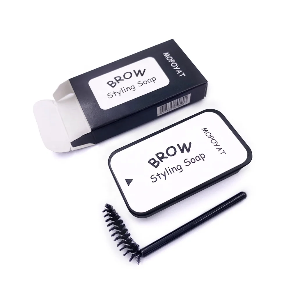 

Wholesale Brow Styling Soap With Brush Long Lasting Organic Brow Soap Private Label