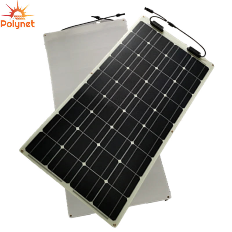 
Polynet China Manufacture Best price Dc Module 100w flexible pv solar panels for solar kits 