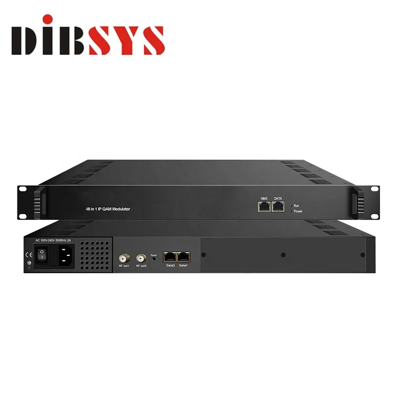 3 GE ports digital catv modula