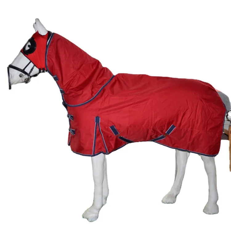 

Turnout Blankets Horse Equipment Equine Horseware Combo Stable Horse winter Cooler horse Rugs With Neck Cover blanket, Pink blue purple brown