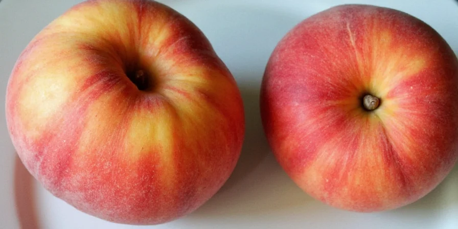 Spiced peaches served with yogurt