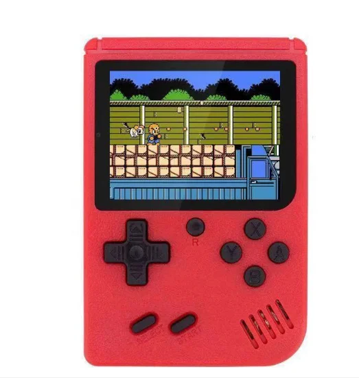 

Handheld Gamer 400in1 500in1 800in1 Handheld Retro Video Game Console Box with 1 2 Players, Red white blue black yellow