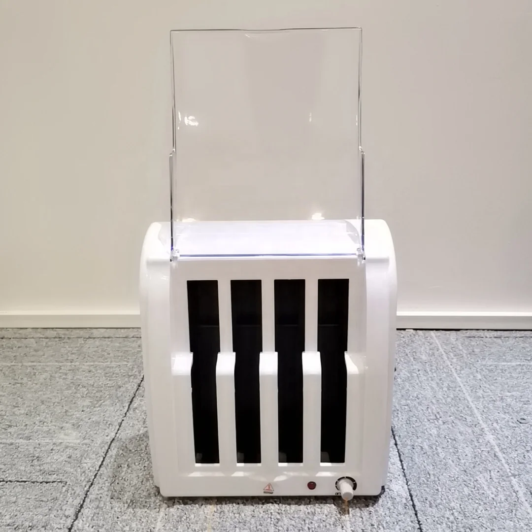 

Professional wholesale multi-function 4 in 1 roller-on depilatory cartridge wax heater set, White